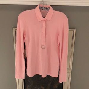 Lilly Pulitzer Long Sleeved Polo